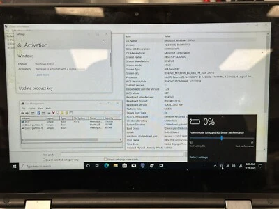 Lenovo 300e 2nd gen N4100 @ 1.1GHz, 8GB RAM, 64GB eMMC, *READ* NO BATT/AC #04 - Image 1 of 4