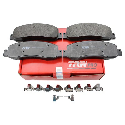 Pastillas de freno delanteras metálicas TRW Pro con herrajes para Ford F-250 F-350 Super Duty Foto 1 de 4
