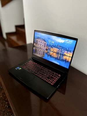 Pc Portatile Gaming MSI GF63 Thin 11UC-614IT i7 RAM 8GB GPU GTX 3050 - Immagine 1 di 4