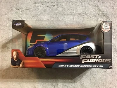 2022 Jada Fast & Furious BRIAN’S SUBARU IMPREZA WRX STI Diecast 1/24 Scale - Image 1 of 4