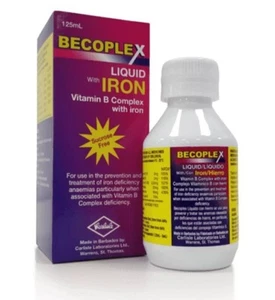 Becoplex Multivitamin with Iron Syrup 125mL - Appetite Stimulant Growth. - Picture 1 of 2