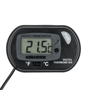 LCD Digital Aquarium Thermometer Fish Tank Water  Terrarium Temperature Gauge - Picture 1 of 11
