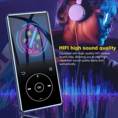 Bluetooth MP3 MP4 Player LCD Display HiFi Bass Music Player FM Radio Audio New - Image 1 of 4