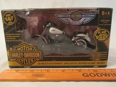 Ertl Rc #36939 Harley Davidson 2003 Dyna Super Glide Sport Die Cast 1:18 Scale - Image 1 of 4