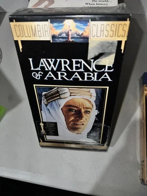 Lawrence of Arabia (VHS 1993) New Sealed 2 Cassette Collection Free Ship - Imagen 1 de 4