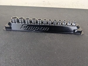 #bm726 Snap-on Tools 1/4" drive 5 thru 15 mm 6-point Shallow Socket Set 112TMMY - Picture 1 of 16