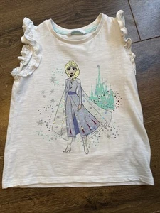 M&S Sparkly Elsa Vest Top - Excellent Condition. Light And Great For Summer - Picture 1 of 2