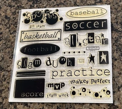 Close To My Heart D1039 SPORTS 20 штук бейсбол баскетбол футбол практика - Изображение 1 из 2