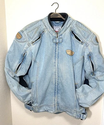 Jaqueta de motocicleta Cortech Tour Master masculina MOD blindada jeans, tamanho L/44 - Imagem 1 de 4