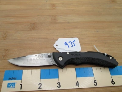 #935 LB WATER WE MAKE WATER WORK Black Buck 284 Bantam BBW Lockback USA Knife - Image 1 of 4