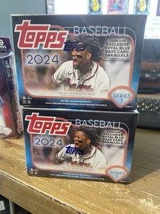 🔥Factory Sealed 7 Pack Blaster Value Box 2024 Topps Baseball Series 1 Cards🔥 - Picture 1 of 2