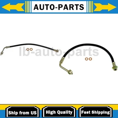 2X Manguera de línea de freno delantero primera parada para Nissan Frontier 1998 1999 2000 2001 Foto 1 de 4