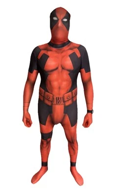 Deadpool Marvel костюм для взрослых полное тело костюм цельный размер большой - Изображение 1 из 4