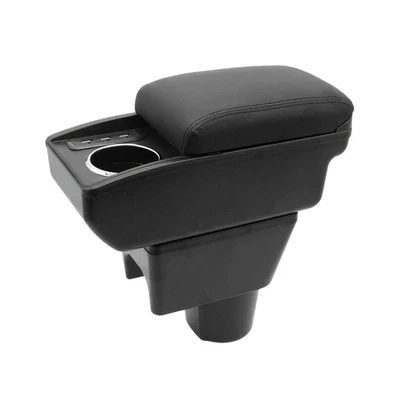 Caja reposabrazos para Renault Dacia Duster 2010-2018 almacenamiento central con 6 puertos USB Foto 1 de 4