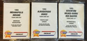 1993 Fleer Pro Cards INDIANAPOLIS-Reds UNOPEN Minor League Team Set G7015602 - Picture 1 of 3