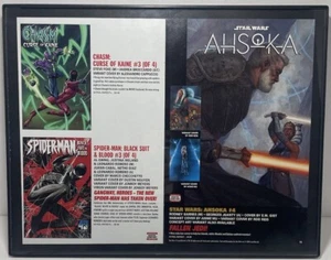 Star Wars Ahsoka & Spider-Man Comic Wall Art Framed 11”x 14” - Picture 1 of 4