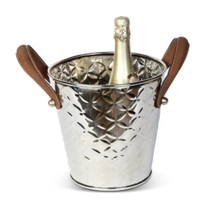 Conceptos culinarios Enfriador de vino con flor francesa bebidas enfriador cubo de hielo - Imagen 1 de 1