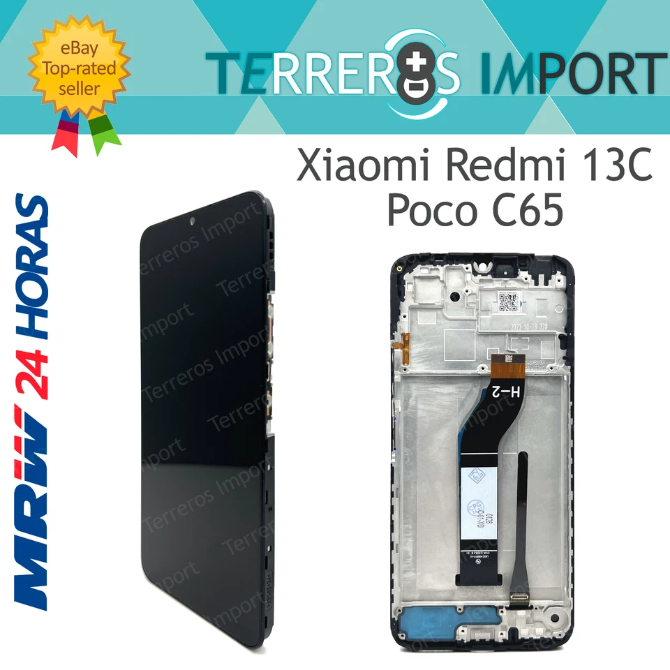 Pantalla Completa Display LCD Original Self Xiaomi Redmi 13C Poco C65 Con Marco