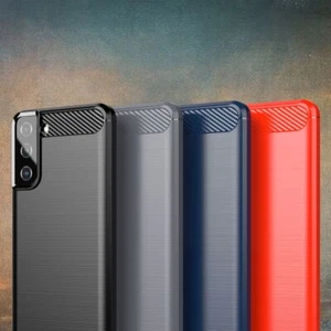 Etui na Samsung Galaxy S21 S22 S23 Plus Ultra Komórka Ochrona Case Bumper Carbon - Zdjęcie 1 z 25