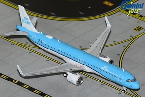 KLM Airbus A321neo PH-AXA GeminiJets GJKLM2291 Scale 1:400 - Picture 1 of 1