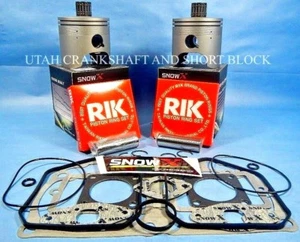 HPR SKIDOO 800 2000-2007 SPI DUAL RING PISTONS TOP END GASKET KIT HO/ NON HO STD - Picture 1 of 12