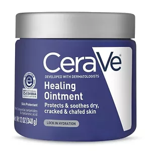 CeraVe Healing Ointment, Protects and Soothes Dry, Cracked, & Chafed Skin 12 oz - Picture 1 of 2