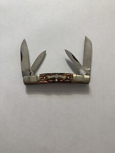 BOKER TREE BRAND MADE IN USA OLDE STAG STAGLON CONGRESS KNIFE