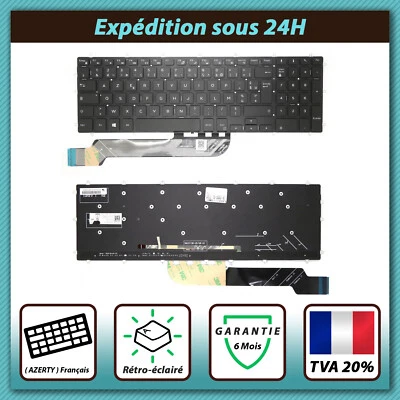 CLAVIER FRANÇAIS AZERTY DELL INSPIRON 15 5565 / 5567 + rétro SG-85160-2FA 0DYJWF