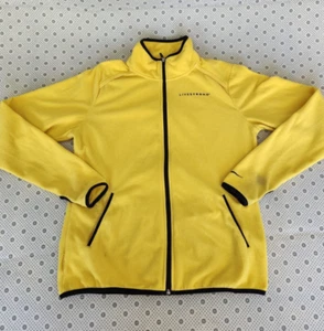 NIKE Live Strong Lightweight Full Zip Yellow Fleece Jacket Size Large (12-14) - Picture 1 of 16