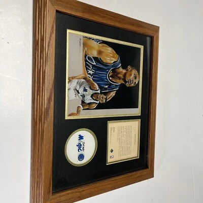 Magic ANFERNEE HARDAWAY Kelly Russell Basketball Framed Lithograph - Image 1 of 4