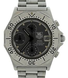 Tag Heuer 38mm Men's Series 3000 Quartz Chronograph Watch 232.206! John McClane! - Picture 1 of 9