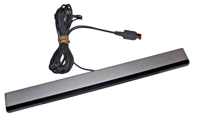 Genuine Silver Nintendo Wii Sensor Bar (RVL 014) Wii U Compatible Official - Image 1 of 3