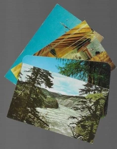 British Columbia & Alberta Postcard Lot - Hudson Hope Victoria Cranbrook Calgary - Imagen 1 de 9