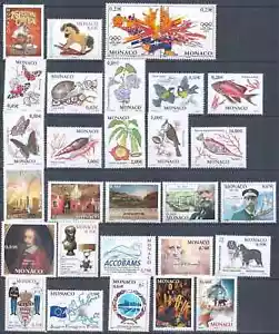 Monaco 2002 Complete Year Without Blocks sets MNH nominal value 100e - Picture 1 of 2