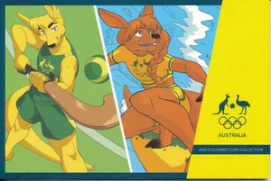 Australia / Australien - 2 + 2 + 2 + 2 + 2 Dollars 2020 UNC - set games (2) - Bild 1 von 2