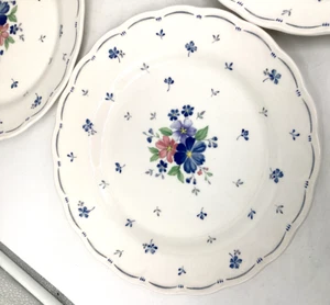 Nikko Provincial Designs Japan DAUPHINE Four (4) Dinner Plates -No chips/cracks - Picture 1 of 9