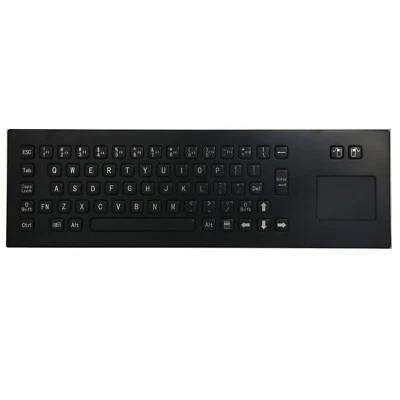 Black Metal Touchpad Keyboard IP65 Kiosk Metal Industrial Keypad Stainless steel - Image 1 of 4