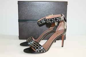 $1120 Brand New ALAIA Studded Ankle Strap Sandals Black 41 / 11 - Picture 1 of 7