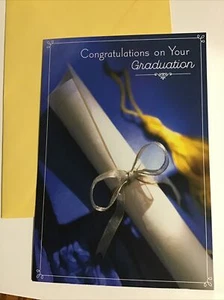 Graduation “ Congratulations On Your Graduation “ 5”x7” Hallmark Greeting Card - Picture 1 of 3