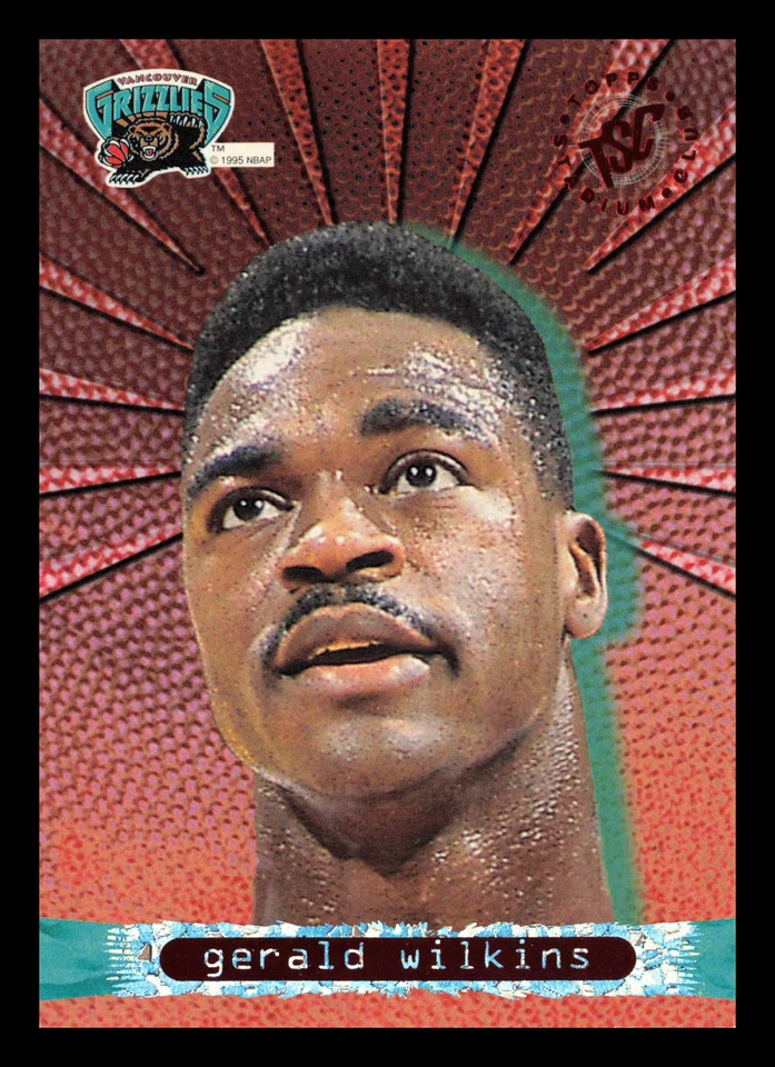 Gerald Wilkins #E155 1995-96 Stadium Club Vancouver Grizzlies Basketball - Image 1 of 2