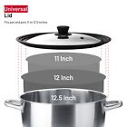 Universal Lid for Pans and Pots – Tempered Glass Pot Cover 