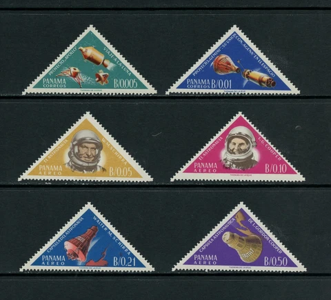S477  Panama  1964  space astronauts   6v.  MNH Cover