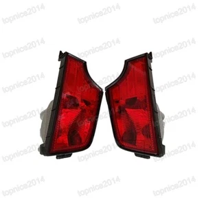 Par de luces antiniebla traseras reflectoras de parachoques trasero lentes rojas para Kia Soul 2009-2011 - Imagen 1 de 4