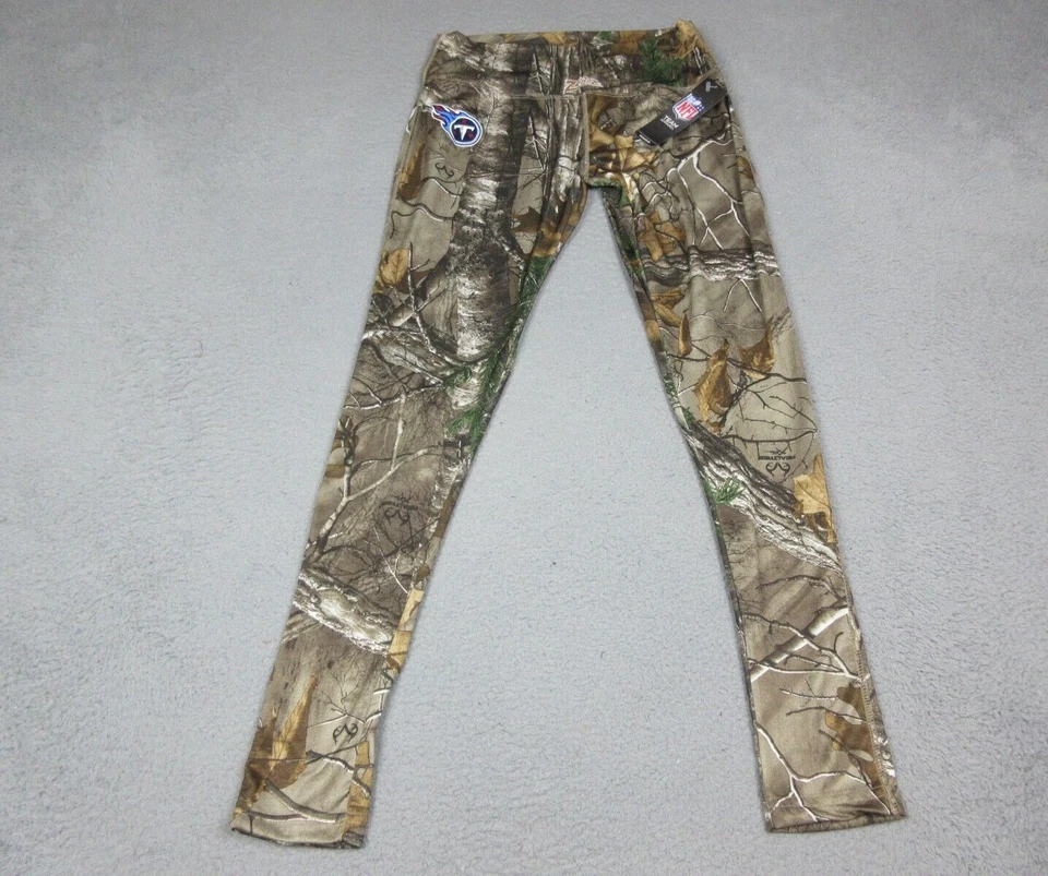 Tennessee Titans Pantalones Mujer Medianos Marrón Camuflados Medias NFL Fútbol Damas 30X28 Foto 1 de 4