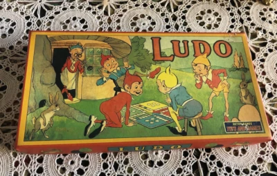 LUDO BOARD GAME Elves OPEN  REPRODUCTION  Retro Range Toys & Games 2010 - Image 1 of 4