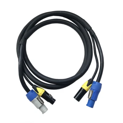 230W/260W/350W/380W Moving head COMBO 3-PIN DMX Cool Cable Powercon CABLE 6-FOOT - Image 1 of 4