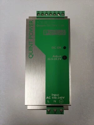 FONTE DE ALIMENTAÇÃO PHOENIX CONTACT GENUÍNA # QUINT-PS-100-240AC/24DC/2,5 / 2938578 - Imagem 1 de 3