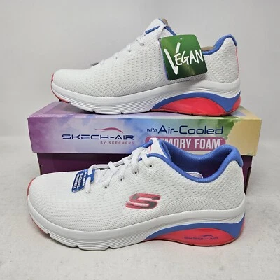 Skechers Skech-Air Extreme 2.0 'White/Pink' Shoe / 149645 / Size 7.5 - 9.5 Women - Image 1 of 4