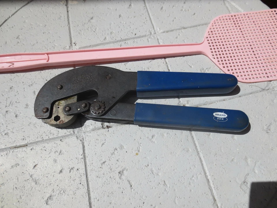 Brand Rex BR-TC-101 Hex Crimping Pliers Stripper Coax Williamantic Ct. USA - Image 1 of 4