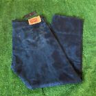 Levi's 501 Straight Leg Original Fit Splatter Rare Blue Jeans Pants 42x32 NEW